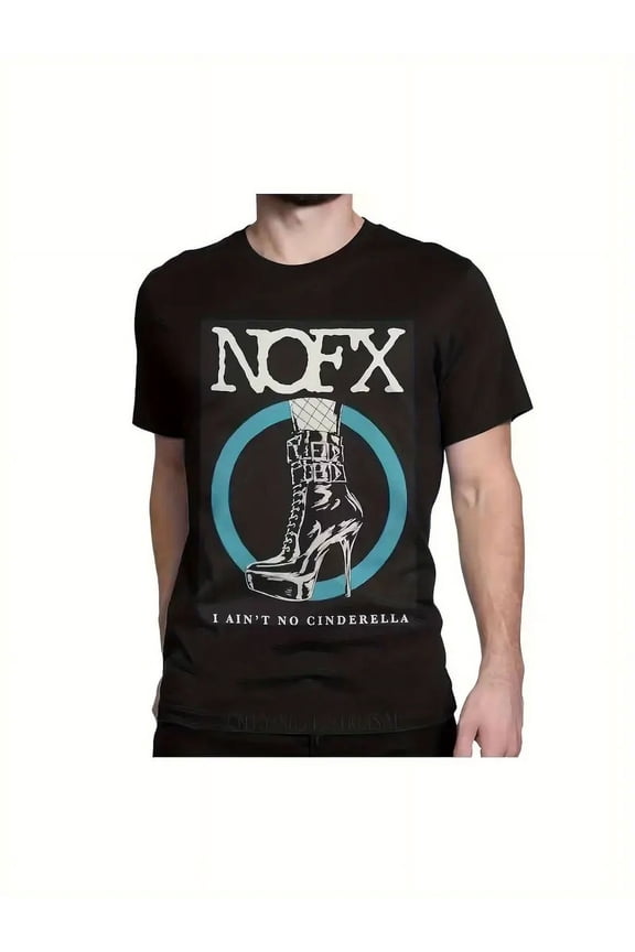 Punk Rock Band T-Shirt for Men & Women - 100% Cotton 180gsm Regular Fit Short Sleeve Tee with "I Ain't No Cinderella" Graphic Print