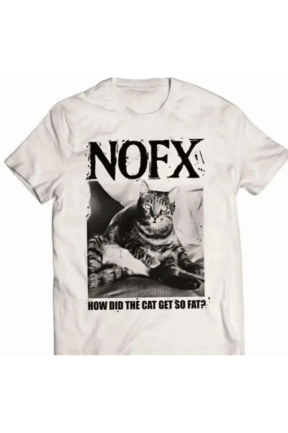 NOFX Rock Festival Punk In Drublic Tee, How Did The Cat Get So Fat T-Shirt
