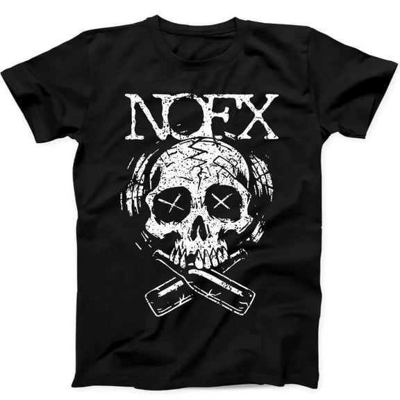 NOFX Skull Beer Music Band Never Trust A Hippie Music, Unisex-Shirts