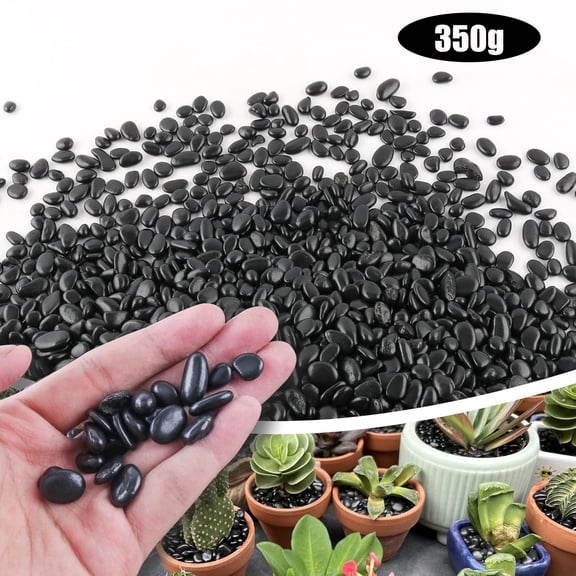 NOGIS 0.77 LBS River Rocks, StoneCreek, 3-6mm Decorative Garden Stones for Plant Landscaping, Polished Gravel Filler Pebbles for Home Decoration, Vases, Succulents, Flower Beds and Fish Tanks