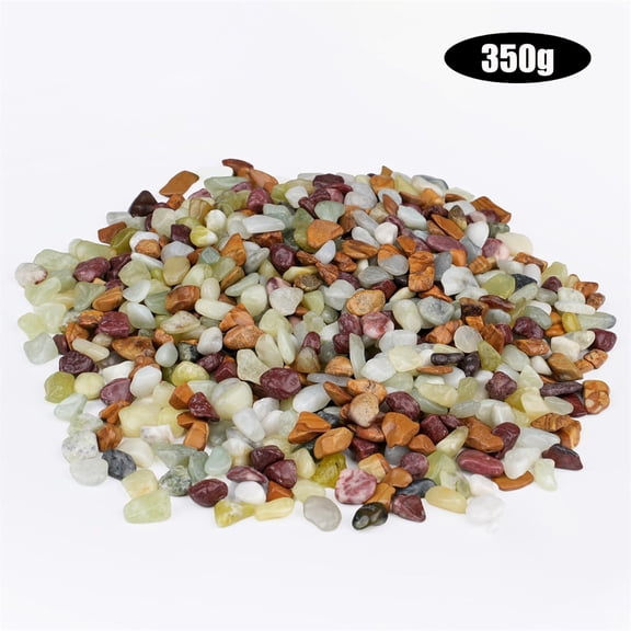 NOGIS 0.77 lbs Pebbles for Indoor Plants, Succulent Rocks,6-9mm Polished Pebbles for Bamboo, Vase, Terrarium, Natural Decorative Small River Rocks for Crafts, Cactus, Outdoor Garden Landscaping