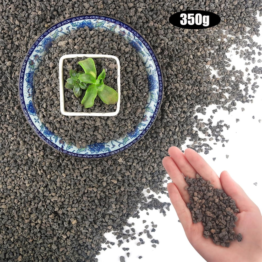 NOGIS 0.77lb Black Natural Lava Rock for Indoor Outdoor Gas Fire Pits ...