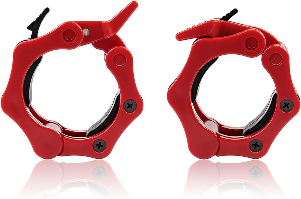 NOGIS 1 Inch Safety Barbell Clamps Standard Weight Bar Clips Quick