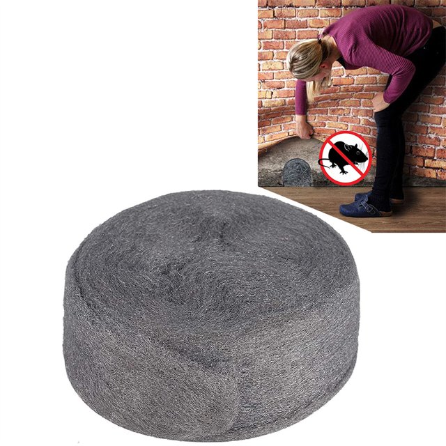 NOGIS 1 Pack Steel Wool Pads for Mice Control, Fill Fabric DIY Kit