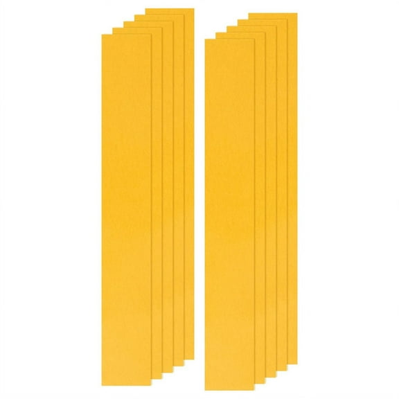 NOGIS 10 Stripes Zero Gap Clearance Tape for Miter Table Saw Cutting, 2 x 14 Inch Self Adhesive Woodworking Tape for Accurate Wood Cutting & Positioning- Yellow