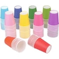 thumbnail image 1 of NOGIS 100 Packs Disposable Party Paper Cups, 10 Colors Paper Drinking Cup for Water, Juice, Coffee or Tea, Perfect for Holiday Wedding Office Outdoor Activities, 1 of 7