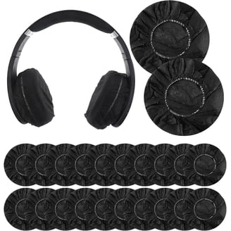 Fancystyle Disposable Headphone Covers - Pack Of 1600, White, 11cm Diameter