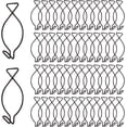 thumbnail image 1 of NOGIS 100 Pcs Drop Ceiling Hook Clips with Hook, Grid Hanging Ceiling Hook Clips for Office, Classroom, Home, Party and Wedding Decoration (Black), 1 of 7