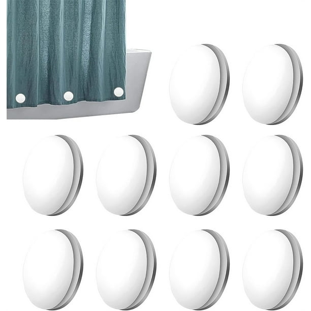 NOGIS 10Pcs Curtain Weights Waterproof Shower Curtain