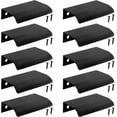 thumbnail image 1 of NOGIS 10Pcs Modern Finger Edge Pulls, 80mm/ 3.15inch Aluminum Hidden Tab Pull Handles Black Concealed Finger Drawer Handles for Cabinet, Kitchen, Closet, Wardrobe, Door, 1 of 7