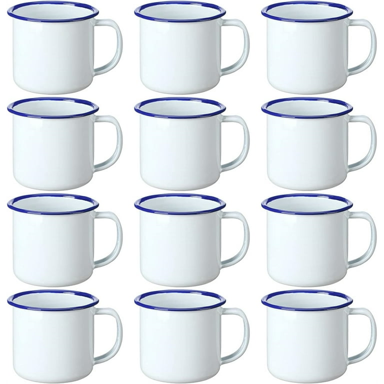 Small Enamel Camp Mug in White Small Enamel Camp Mug in White