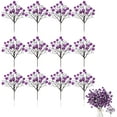 thumbnail image 1 of NOGIS 12 Pieces Christmas Glitter Berries Stems Artificial Berry Twig Stem Berry Picks Decorations for Christmas Ornaments, DIY Xmas Wreath, Holiday and Party Decor (Purple), 1 of 7
