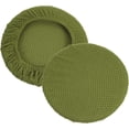 thumbnail image 1 of NOGIS 12" Round Bar Stool Cover, 2 Pack Elastic Bar Stool Cover Washable Seat Cushion for Diameter 12"-14" Chair, Lawn Green, 1 of 7