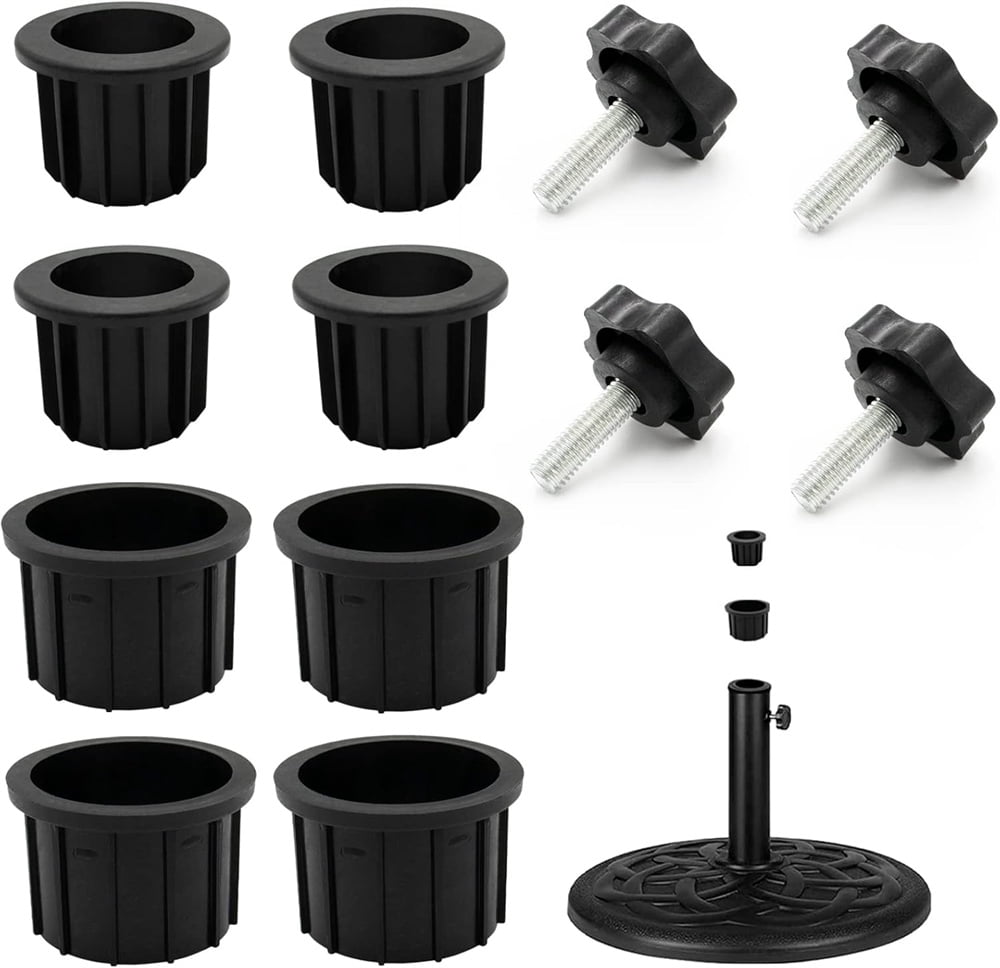 NOGIS 12Pcs Umbrella Base Stand Hole Ring Plug Cover and Cap Patio ...