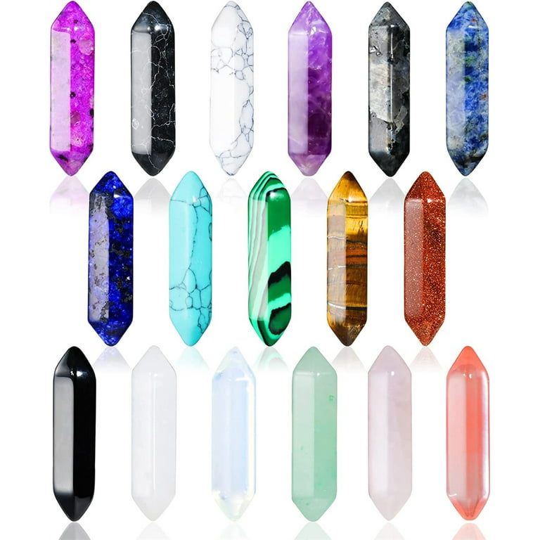 Gemstone Crystal Pendulums | 17 Stones Gemstone Crystal Pendulums | 17 Stones
