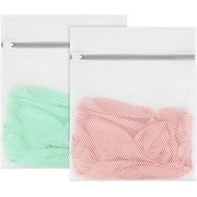 NOGIS 2 Pack Mesh Laundry Bags, XX-Large Durable Washing Machine Wash Bags, Reusable Lingerie Laundry Mesh Wash Bags for Delicates Blouse, Bra, Bath Towel, Lingerie, Travel Organization Bag