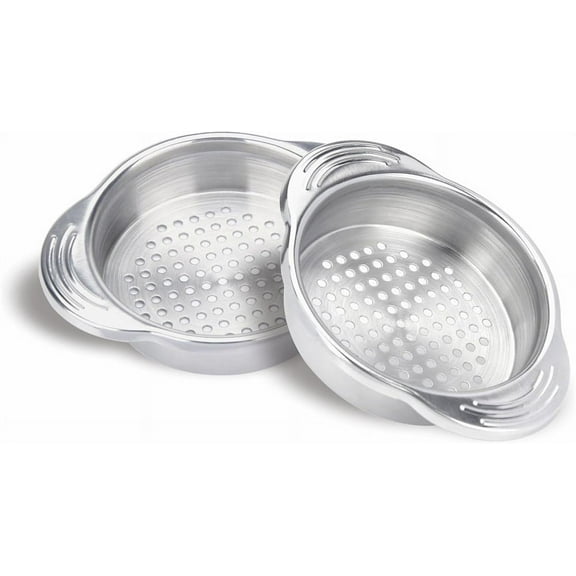 NOGIS 2-Pack Tuna Can Strainer, Stainless Steel Sieve Tuna Strainer Press Can Oil Squeezer Canning Colander for Regular-Size and Wide-Necked Tunas, Dishwasher Safe
