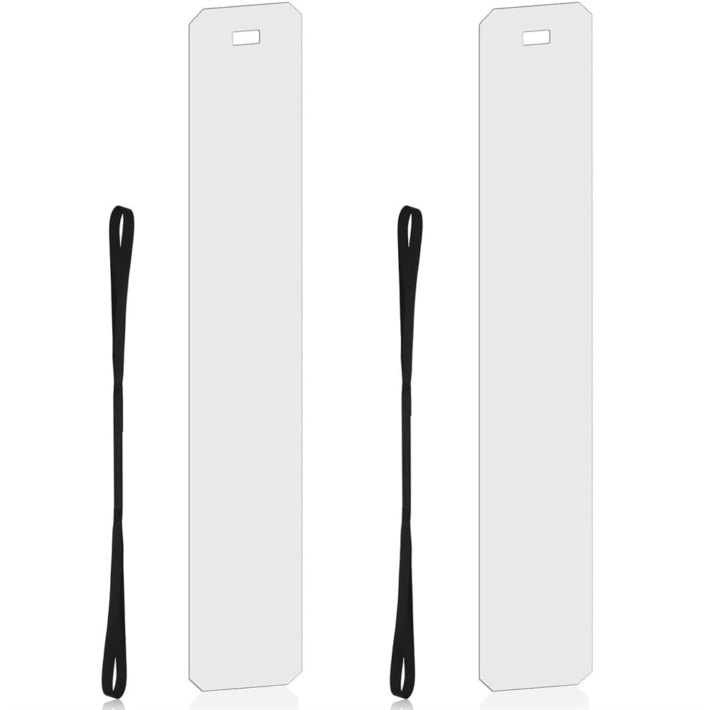 NOGIS 2 Pcs Appliance Sliders for Refrigerators, 48"x 8" Heavy Furniture Moving Slides Pads with Pull Strap, Plastic Moving Furniture Mat for Tile Hardwood Floors Protection