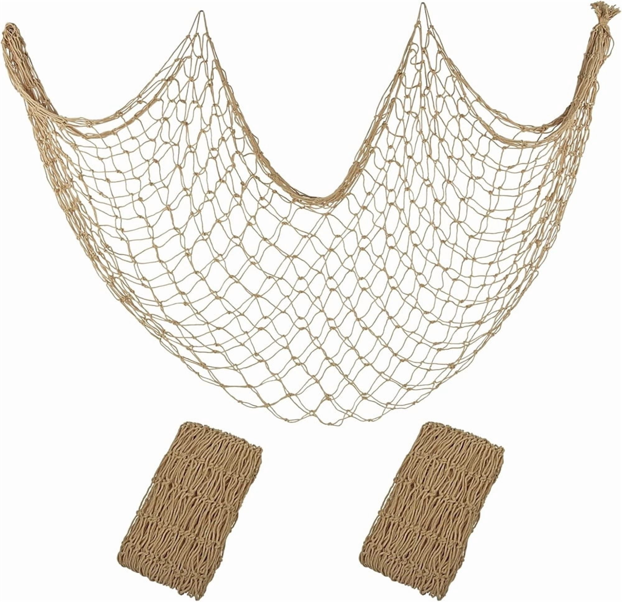 NOGIS 2 Pcs Decorative Fishing Net 80x40 Inch, Large Picture Fish Net ...
