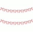thumbnail image 1 of NOGIS 2 Strings of 13PCS Peach Pink Bow Garlands Banner Decoration,Pre-Strung Satin Ribbon Ornaments for Birthday,Bachelorette Party,Bridal Shower, Wedding,Baby Shower, Graduation Decor, 1 of 7