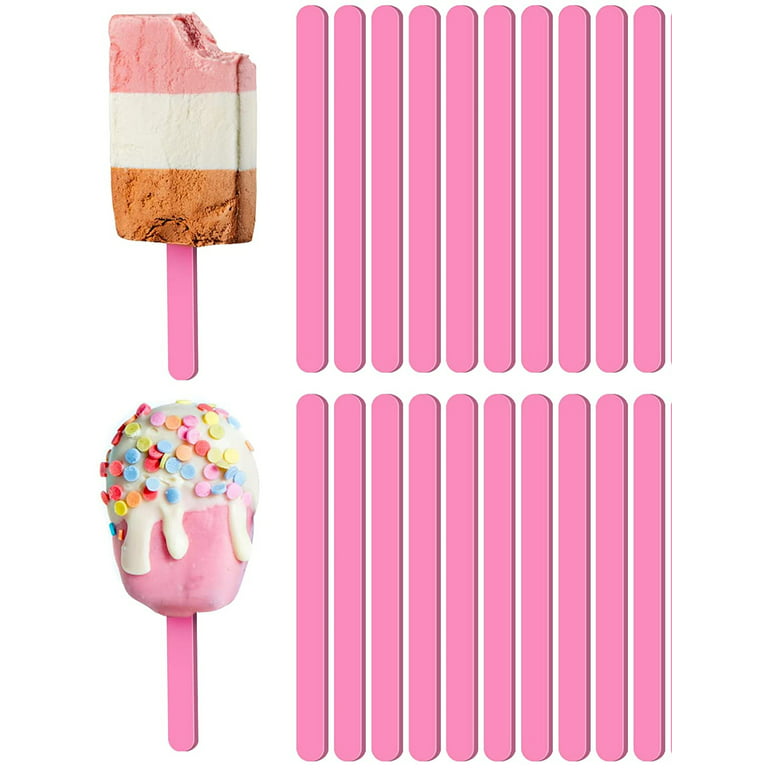 Reusable Ice Cream Sticks, Acrylic Popsicle Sticks, Creamsicle Cakesicle  Cake, Candy Pop Sticks, DIY Crafts - AliExpress
