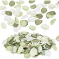 thumbnail image 1 of NOGIS 200Pcs Silk Rose Petals Artificial Flower Petals for Christmas Weddings Sage Green Fake Rose Petals Flower Girl Aisle Romantic Decoration Dinner Table Centerpieces Proposal(3 Color Mixes), 1 of 8
