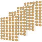 NOGIS 216 Pcs Self-Adhesive Screw Hole Stickers, Screw Covers Caps Sticker Waterproof Screw Cap Covers Dustproof Cover Caps for Wall Cabinets Bookcase Desk Screws Furniture Repairing (Maple)