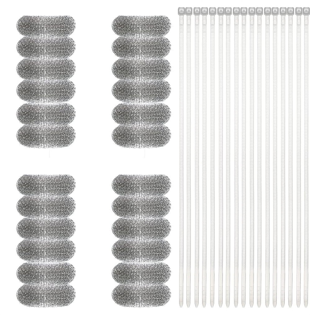 NOGIS 24 Pack Lint Traps for Washing Machine Stainless Steel Lint Snare