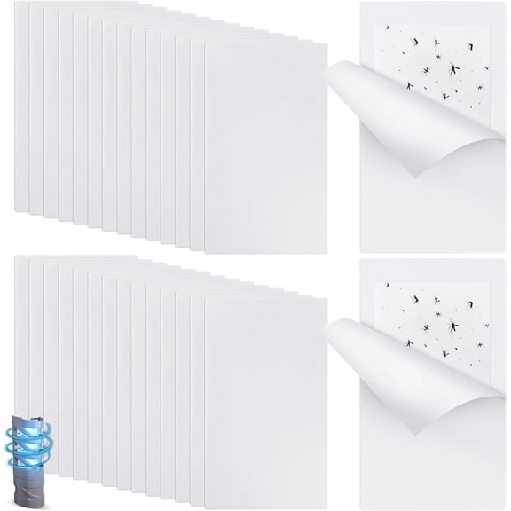 NOGIS 24 Pack Replacement Fly Glue Boards, Compatible with Gardner FlyWeb Fly Classic and Plus Light Trap, Sticky Cards Fly Traps for Indoors, Trap Fruit Flies, Mosquitoes, Gnats