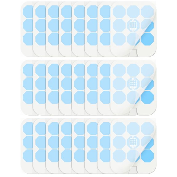 NOGIS 24 Pack Replacement Sticky Cards for Dynatrap DT3005W Dot, Compatible with DT3005W and for SH502 Plug-in Indoor Replacement Glue Boards Refills