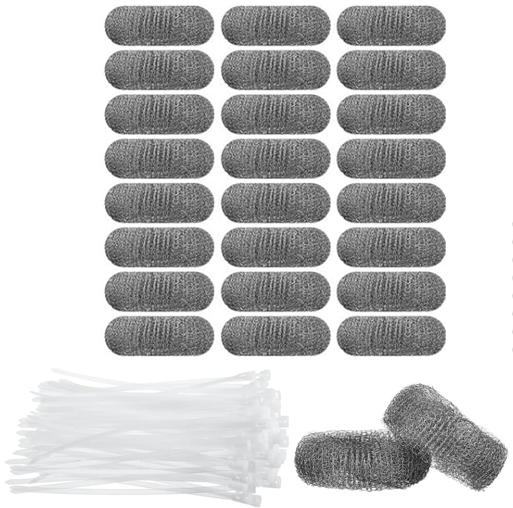NOGIS 24 Pcs Washing Machine Lint Traps with 24 Cable Ties, RustProof