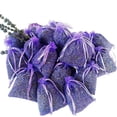 thumbnail image 1 of NOGIS 25 Pack Purple French Dried Lavender Sachets Craft Bag - Lavender Sachets Wedding Toss, Home Fragrance Sachets Drawers Dressers, Lovely Dried Lavender Flower Buds Sachets, 1 of 7
