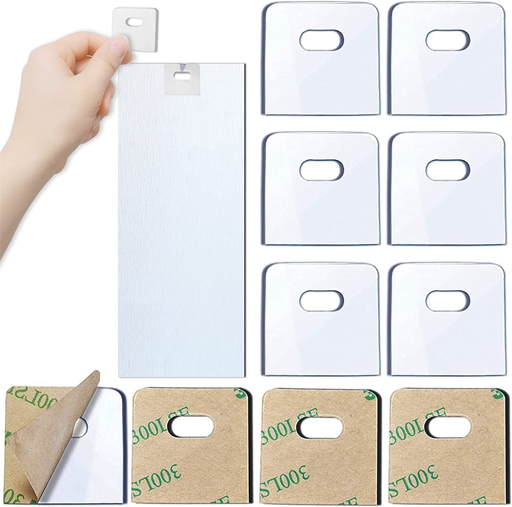 NOGIS 25 Sets (50 Pieces) of Clear Vertical Blind Repair Tabs/Vertical Blind Tabs/Blind Fixer