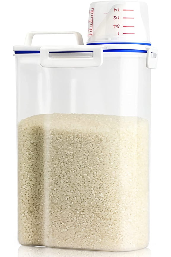 2L Plastic Cereal Dispenser Storage Box Kitchen Food Grain Rice Container, Food Storage Box Hold All Kinds of Food Candy, Grains Rice