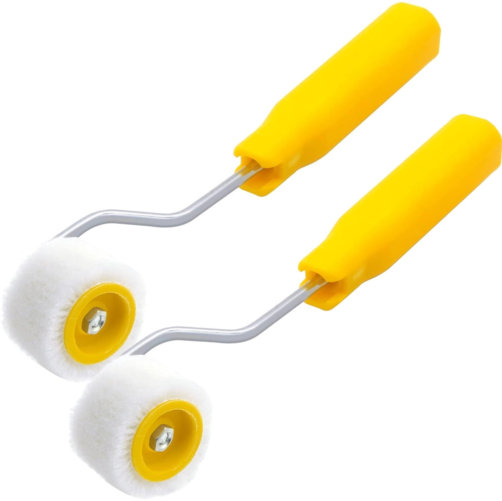 NOGIS 2Pcs 4/5 inch Small Foam Paint Rollers Painting Sponge Roller