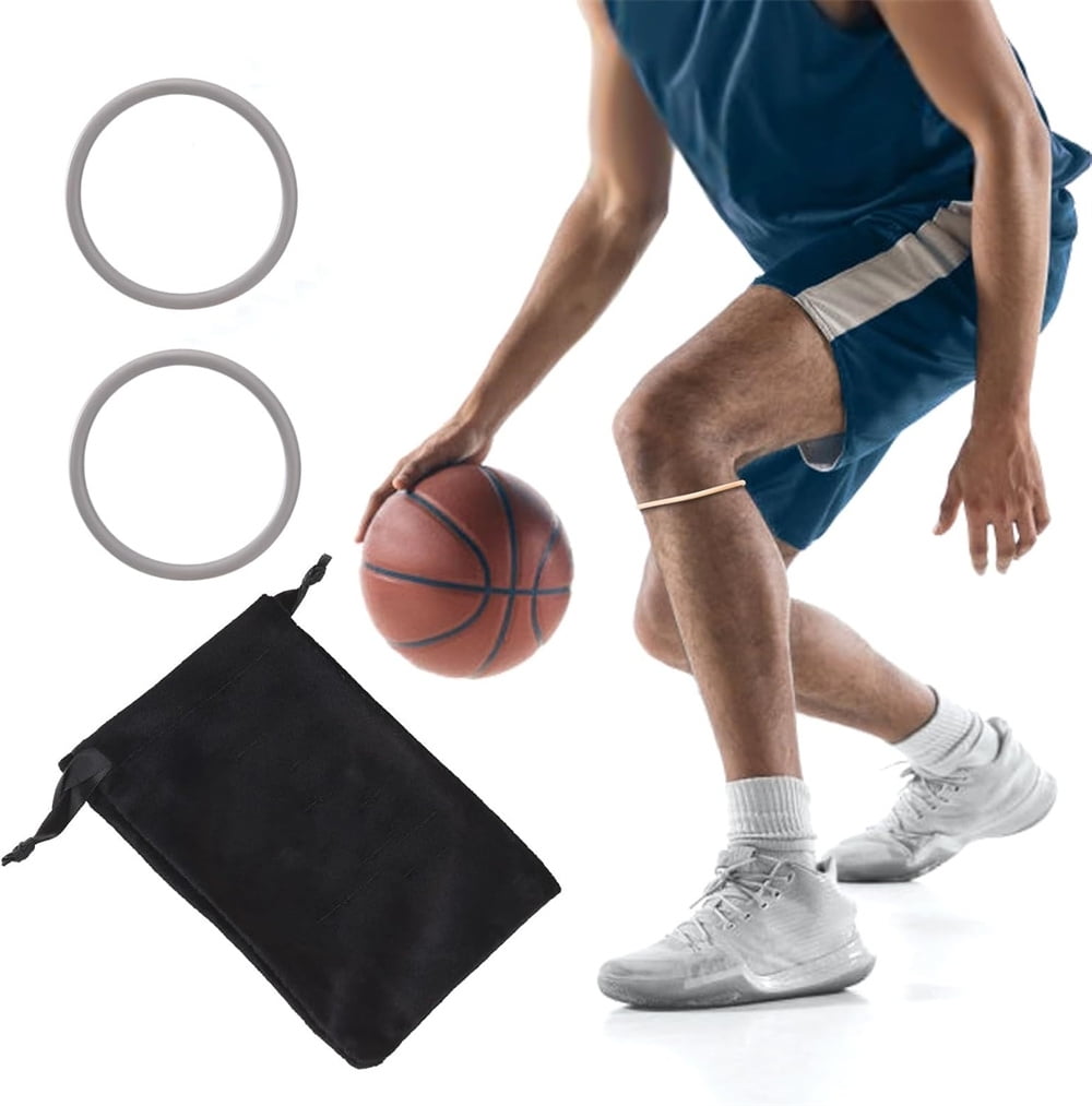 NOGIS 2Pcs Silicone Knee Rings, Silicone Knee Strap Patella Support ...