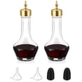 thumbnail image 1 of NOGIS 2pcs Bitters Bottle-1.7oz/50ml Dasher Bottles with Gold Dasher Top , Professional Bar Tool for Making Craft Home Bar and Restaurant (Gold), 1 of 7