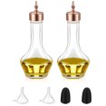 thumbnail image 1 of NOGIS 2pcs Bitters Bottle - 50ml Glass Dash Bottle with Stainless Steel Dasher Top, Professional Bar Tool for Making Cocktails (Rose Gold), 1 of 7