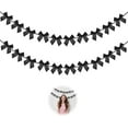 thumbnail image 1 of NOGIS 2pcs Black Bow Garland Bow Garland Bows Banner Ribbon Party Decorations for Birthday Party Decor Bridal Shower Wedding Favors Engagement Baby Shower Supplies, 12.5FT, 1 of 7
