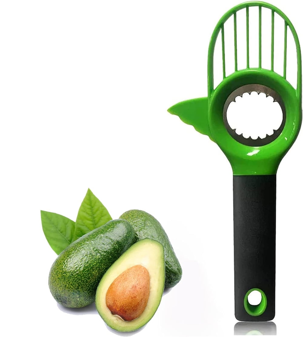 NOGIS 3 In 1 Avocado Cutter Slicer Plastic Shea Corer Separator Peeler ...