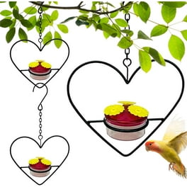 バードモア BIRDMORE More Birds Diamond Hummingbird Feeder, 30-Oz Nectar Capacity