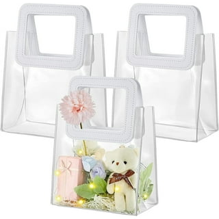 Transparent Gift Bags Handbag Wedding Tote Gift Bag For Birthday