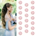 thumbnail image 1 of NOGIS 30 PCS Mini Pearl Hair Clips Fashion Small Claw Clips Hair Barrettes for Women Hair Decorations Bangs Clips Korean Hair Accessories for Women Girls Brides-Pink, 1 of 7