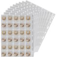 thumbnail image 1 of NOGIS 30-Pocket Coin Pages for Collectors, Standard 9-Hole Coin Collection Pages, 10 Sheets Coin Sleeves, Coin Collecting Supplies (30 Pocket -10 Sheets), 1 of 7