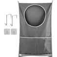 thumbnail image 1 of NOGIS 30 x 20 Inch Hanging Laundry Hamper Large Hanging Laundry Bag with 2 Hooks Tear-Resistance Over The Door Laundry-Hamper for Dirty Clothes Organization and Storage, Save Bathroom Space, 1 of 7