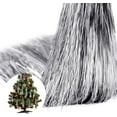 thumbnail image 1 of NOGIS 3000 Christmas Strands Iridescent Tinsel Icicles Silver 19.7" Foil Fringe Ornaments Garland for Christmas Tree Xmas Decorations Birthday Party Wedding Engagement Bridal Indoor Outdoor, 1 of 7