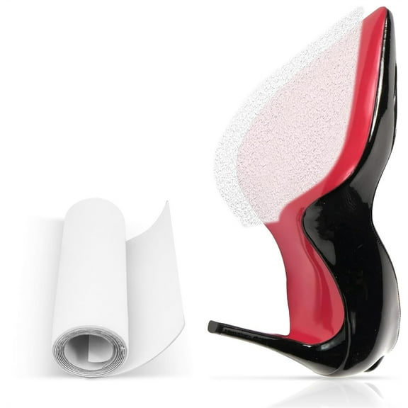 NOGIS 39 in Clear Sole Protector for High Heel Shoes, Anti-Slip Shoe Sole Guard, Transparent Louboutin Sole Protector for Red Bottom Heels & Sneakers (4 in *39.3 in)