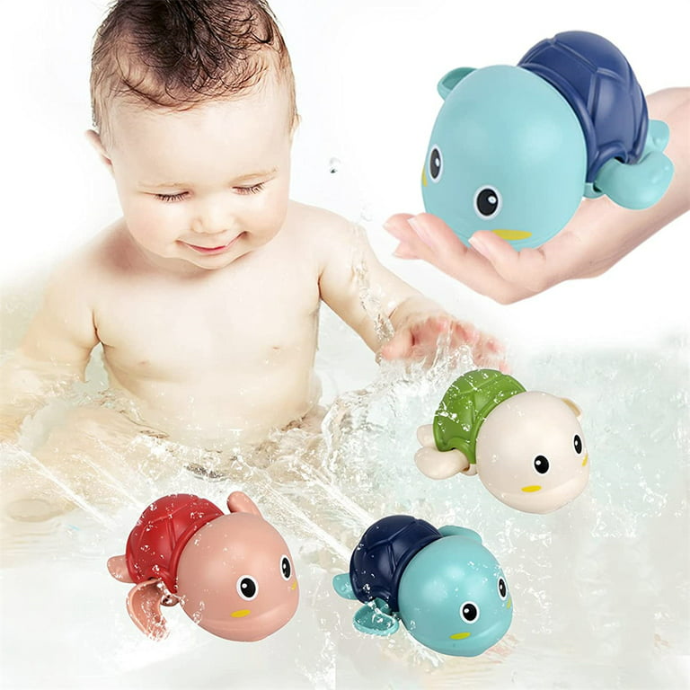  Bindove Cute Wind-up Bath Toys for Toddlers 1-3, Floating Wind  Up Animal Toys for 1 Year Old Boy Girl, New Born Baby Bathtub Water Toys,  Preschool Toddler Pool Toy (Green Frog