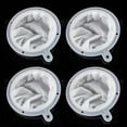 thumbnail image 1 of NOGIS 4 Pieces 200 Mesh Filter Plastic Mesh Sieve, Premium Food Filter Strainer Nylon Food Grade Filter Mesh for Filtering Yogurt Juice Milk Honey Compatible with 5 Inch Kitchen Funnels, 1 of 7