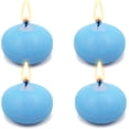thumbnail image 1 of NOGIS 4 Pieces Tea Wax ,Unscented Floating Candles,Smokeless Floating Water Candle for Wedding Party Pool SPA Valentine's Day Bathtub Dinner Christmas Party Decoration (Blue), 1 of 7